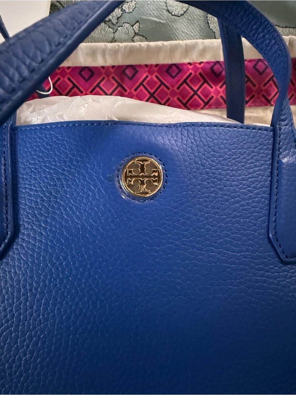 NWT PERRY TOTE BLUE